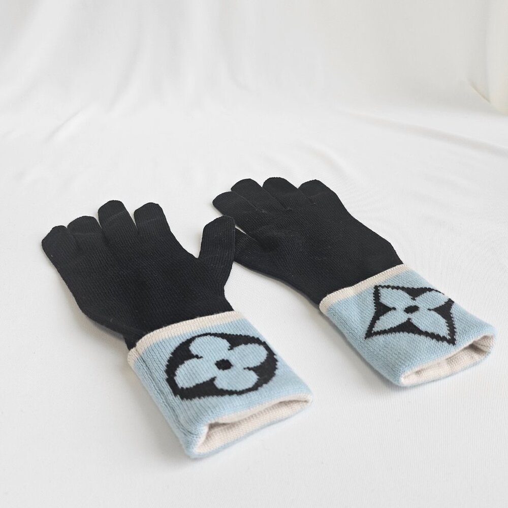 Louis Vuitton Flower wool gloves